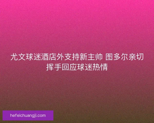 尤文球迷酒店外支持新主帅 图多尔亲切挥手回应球迷热情